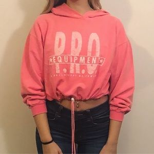 Vintage cropped hoodie